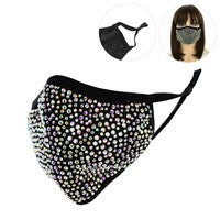 Load image into Gallery viewer, Fashion Bling Rhinestone Mask
