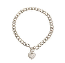 Load image into Gallery viewer, Silver Heart Necklace
